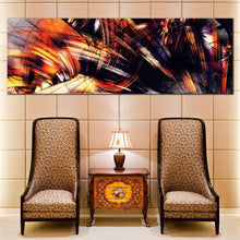 Load image into Gallery viewer, abstract  rendering  canvas  wall  art  orange  abstract  fractal  illustration  1  piece  canvas  black  abstract  artistic  graphics  canvas  print For Living Room
