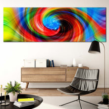 Load image into Gallery viewer, abstract  spiral  canvas  wall  art  abstract  digital  colorful  painting  1  piece  canvas  abstract  graphic  modern  digital  canvas  print In Living Room
