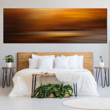 Load image into Gallery viewer, abstract  sunset  canvas  wall  art  orange  digital  abstract  oil  painting  1  piece  canvas  print  yellow  abstract  background  wide  canvas For Bedroom
