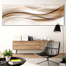 Load image into Gallery viewer, abstract  wave  canvas  wall  art  brown  black  abstract  elegant  composition  1  piece  canvas  artistic  abstract  graphic  canvas  print  modern  classic  abstract  canvas  artwork For Living Room
