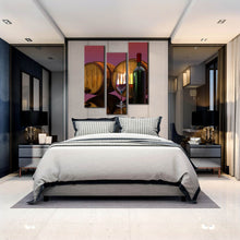 Load image into Gallery viewer, abstract  alcohol  barrel  3  panel  canvas  art For Bedroom
