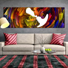 Load image into Gallery viewer, abstract  human  kiss  canvas  1  piece  wall  decor For Living Room
