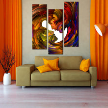 Load image into Gallery viewer, abstract  human  kiss  canvas  3  piece  wall  decor For Your Living Room
