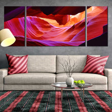 Load image into Gallery viewer, antelope  canyon  arizona  desert  triptych  canvas  art For Living Room
