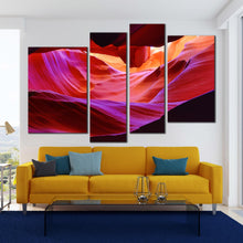 Load image into Gallery viewer, antelope canyon canvas 4 piece wall art
