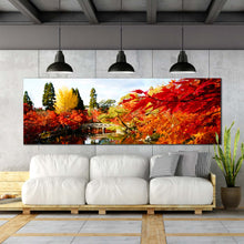 Load image into Gallery viewer, autumn  at  eikando  temple  in  kyoto  japan  large  canvas  art In Living Room
