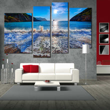 Load image into Gallery viewer, balearic islands spain 4 piece canvas print 
