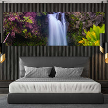 Load image into Gallery viewer, beautiful  waterfall  canvas  print  majestic  white  waterfall  scenery  canvas  artwork  green  forest  waterfall  1  piece  canvas  wall  art For Bedroom
