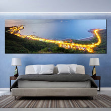 Load image into Gallery viewer, beautiful  Taiwan  dramatic  sky  ocean  mountains  1  piece  canvas  artwork  home  decor In Bedroom
