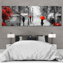 Load image into Gallery viewer, black  and  white  europe  city  paris  street  buildings  panoramic  canvas  prints For Bedroom
