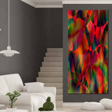 Load image into Gallery viewer, bokeh  glitter  canvas  print  colorful  abstract  patterns  vertical  canvas  artwork  abstract  background  illustration  canvas  wall  art For Living Room
