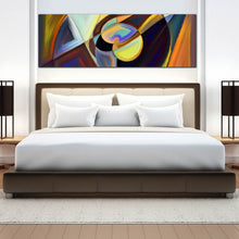 Load image into Gallery viewer, brown  yellow  Abstract  Canvas  Prints For Bedroom
