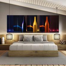 Load image into Gallery viewer, canvas  wine  paintings  luxury  champagne  bottles  wall  art For Bedroom
