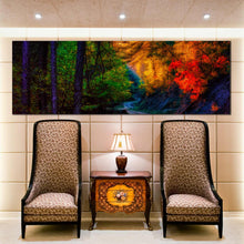 Load image into Gallery viewer, colorful  path  forest  1  piece  wall  art In Living Room
