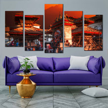 Load image into Gallery viewer, contemporary Patan Durbar Square City of Kathmandu Nepal 5 piece wall decor For Your Living Room
