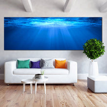 Load image into Gallery viewer, deep  ocean  blue  water  large  canvas  wall  art For Living Room
