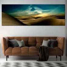 Load image into Gallery viewer, desert  dunes  night  sky  oversize  wall  art In Living Room
