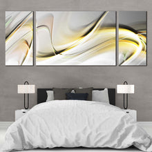 Load image into Gallery viewer, elegant  abstract  canvas  print  amazing  abstract  graphic  3  piece  canvas  wall  art  abstract  digital  oil  painting  canvas  set In Bedroom
