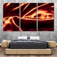 Load image into Gallery viewer, elegant abstract canvas wall art abstract background luxury 3 piece multiple canvas black orange luxurious abstract liquid art print For Bedroom
