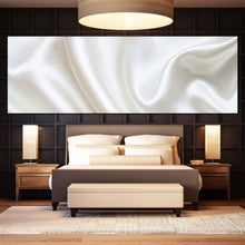 Load image into Gallery viewer, elegant  abstract  canvas  wall  art  abstract  digital  panoramic  canvas  artwork  white  luxurious  abstract  liquid  art  print For Bedroom
