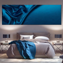 Load image into Gallery viewer, elegant  abstract  canvas  wall  art  blue  abstract  background  luxury  1  piece  canvas  artwork  luxurious  abstract  liquid  art  print For Bedroom
