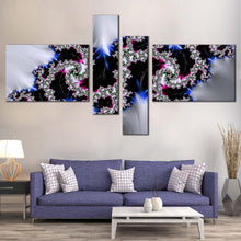 Load image into Gallery viewer, elegant abstract canvas wall art colorful modern abstract 4 piece canvas print beautiful abstract patterns multi canvas artwork For Living Room
