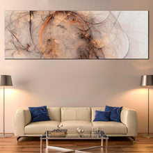 Load image into Gallery viewer, fantasy  abstract  canvas  wall  art  white  3d  abstract  fractal  canvas  print  orange  abstract  panoramic  canvas  artwork For Living Room
