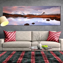 Load image into Gallery viewer, glencoe  mountains  sunrise  wall  art  for  home  decor In Living Room
