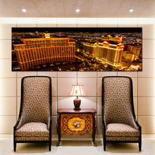 Load image into Gallery viewer, las  vegas  lights  Skyline  At  Night  large  Canvas  Art In Living Room
