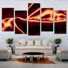 Load image into Gallery viewer, luxurious abstract canvas wall art black orange abstract elegant design 5 piece canvas set abstract oil painting print For Living room
