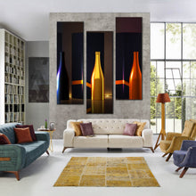 Load image into Gallery viewer, luxury  champagne  bottles  Packaging  triptych  canvas  prints For Your Living Room
