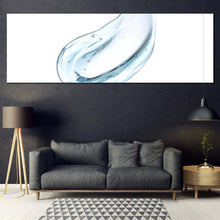 Load image into Gallery viewer, modern  abstract  canvas  wall  art  abstract  white  isolated  element  panoramic  canvas  elegant  abstract  canvas  print For Living Room
