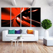 Load image into Gallery viewer, moving traffic light trails wall art In Living room

