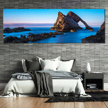 Load image into Gallery viewer, ocean  rock  canvas  wall  art  brown  bow  fiddle  sea  1  piece  canvas  print  blue  sky  ocean  coast  canvas  artwork For Bedroom
