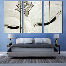 Load image into Gallery viewer, panelled buddha canvas wall art buddha close up multi canvas artwork white buddha face 3 piece canvas print In Bedroom
