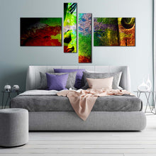 Load image into Gallery viewer, peaceful buddha canvas wall art lord buddha face canvas print colorful buddha 4 piece canvas In Bedroom
