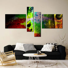 Load image into Gallery viewer, peaceful buddha canvas wall art lord buddha face canvas print colorful buddha 4 piece canvas In Living Room
