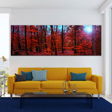 Load image into Gallery viewer, red  forest  large  wall  art For Living Room
