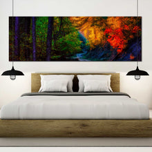 Load image into Gallery viewer, red  yellow  green  forest  landscape  photography  art For Bedroom
