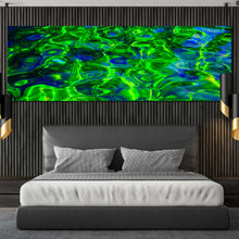 Load image into Gallery viewer, sea  water  canvas  wall  art  green  ocean  water  1  piece  canvas  artwork  blue  ocean  abstract  canvas  print For Bedroom
