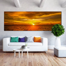 Load image into Gallery viewer, sunset  seascape  ocean  waves  1  piece  wall  art For Living Room
