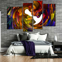 Load image into Gallery viewer, swirl couples faces 4 piece wall art 
