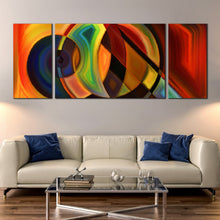 Load image into Gallery viewer, triptych Canvas Artwork Abstract Composition canvas print For Living Room
