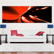 Load image into Gallery viewer, wide  abstract  canvas  print  moving  traffic  trails For Living Room

